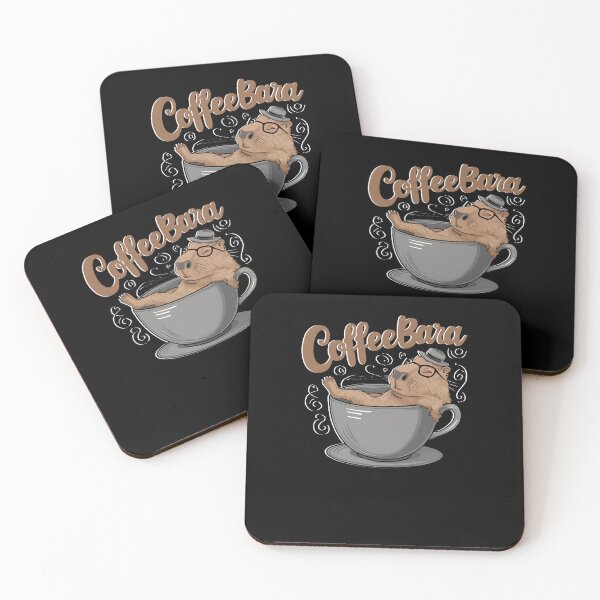 Item preview, Coffeebara Capybara Coffedrinker designed and sold by Printed-Memes.