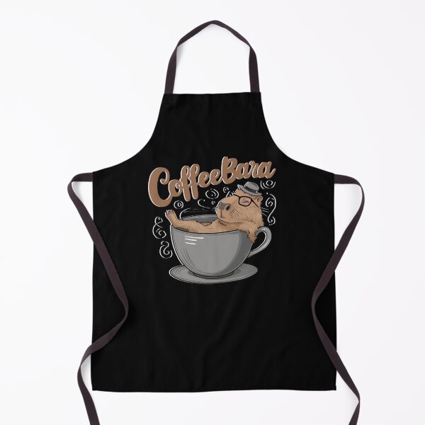 Item preview, Coffeebara Capybara Coffedrinker designed and sold by Printed-Memes.