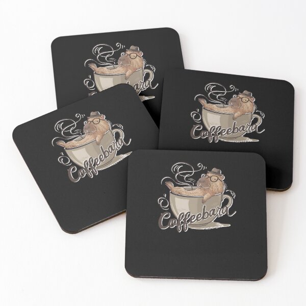 Item preview, Coffeebara Capybara Coffedrinker designed and sold by Printed-Memes.