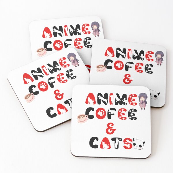 Item preview, Anime ,Cats & Cofee designed and sold by BlackStingAI.