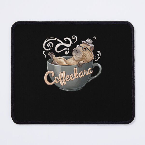 Item preview, Coffeebara Capybara Coffedrinker designed and sold by Printed-Memes.