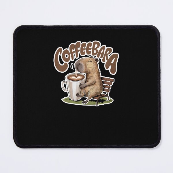 Item preview, Coffeebara Capybara Coffedrinker designed and sold by Printed-Memes.