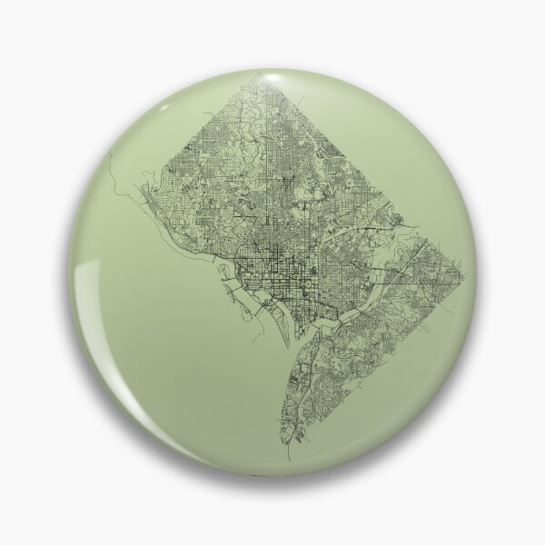 Item preview, Washington DC, District of Columbia Road Map designed and sold by Avery Hammersmith.
