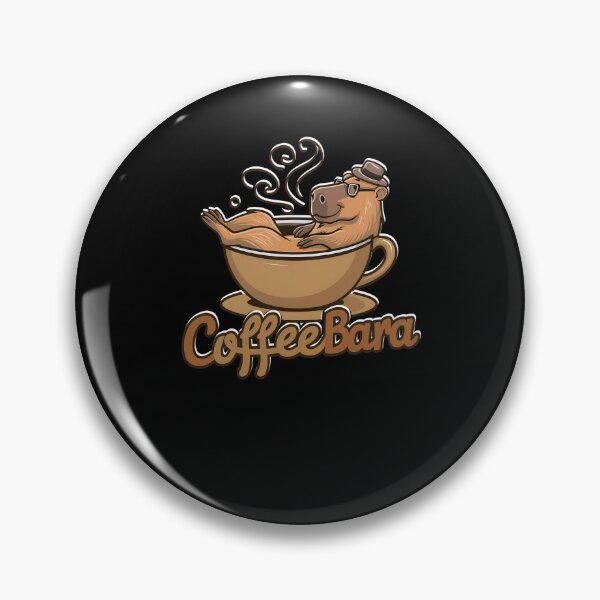 Item preview, Coffeebara Capybara Coffedrinker designed and sold by Printed-Memes.