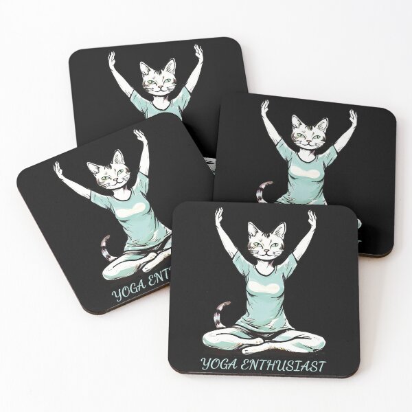 Item preview, Funny Yoga Cat T-Shirt for Yoga Enthusiasts | Cute Yoga Pose Cat Shirt | Perfect Gift for Cat Lovers and Yoga Fans | Humorous Yoga Apparel | Comfortable Yoga Clothing for Women and Men designed and sold by al21ex.