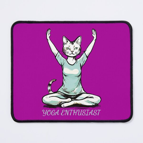Item preview, Funny Yoga Cat T-Shirt for Yoga Enthusiasts | Cute Yoga Pose Cat Shirt | Perfect Gift for Cat Lovers and Yoga Fans | Humorous Yoga Apparel | Comfortable Yoga Clothing for Women and Men designed and sold by al21ex.