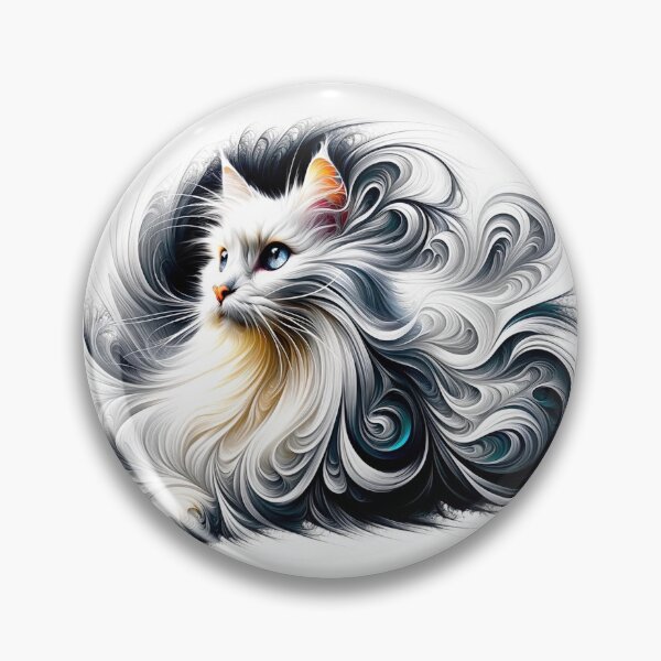 Item preview, Turkish Angora – Flowing Beauty in the Fur designed and sold by LegademaArt.