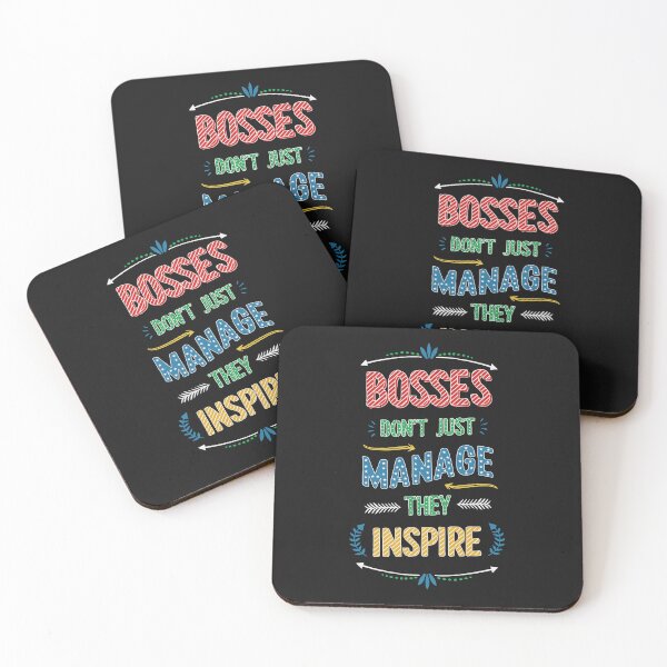 Item preview, Bosses don't just Manage, they Inspire designed and sold by SerhiiArt.
