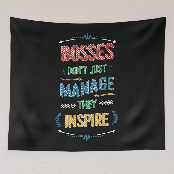 Item preview, Bosses don't just Manage, they Inspire designed and sold by SerhiiArt.
