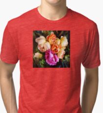 Blushing Roses Tri-blend T-Shirt