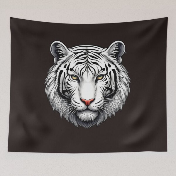 Item preview, Vintage White tiger designed and sold by UniquetyDesign.