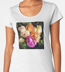 Blushing Roses Women's Premium T-Shirt