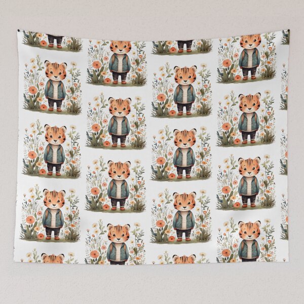 Item preview, Dreamy Watercolor Retro Character designed and sold by Victoria Riabov.