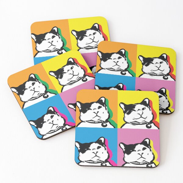 Item preview, Cat Pop Art 01 designed and sold by Arabicat.