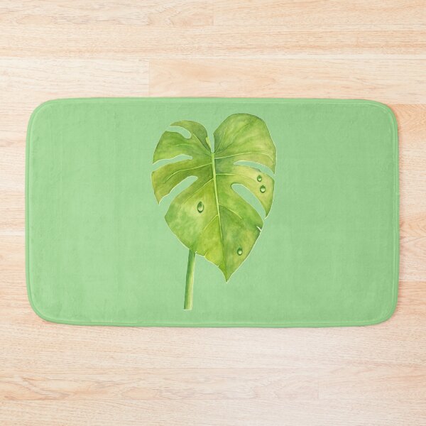 Item preview, Be green, be happy watercolour Monstera leaf aquarelle nature plants designed and sold by Yarlseri.
