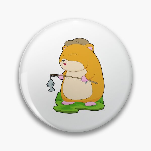 Item preview, Hamster Angler Fishing rod Fishing designed and sold by Snabdesign84.
