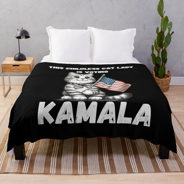 Item preview, This Childless Cat Lady is voting KAMALA designed and sold by MerchMagia.
