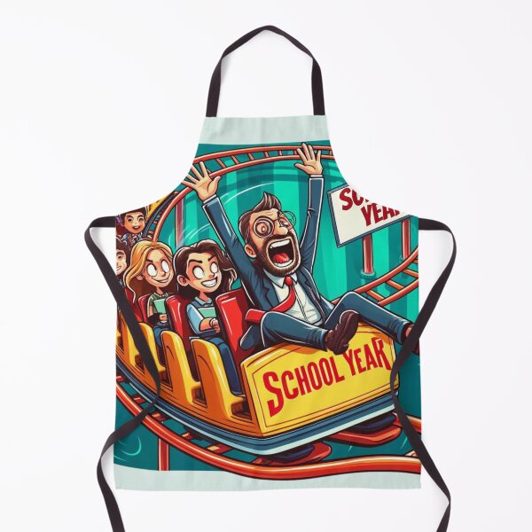 Item preview, School Year Rollercoaster – Fun Back to School Cartoon designed and sold by Design Delinquent.