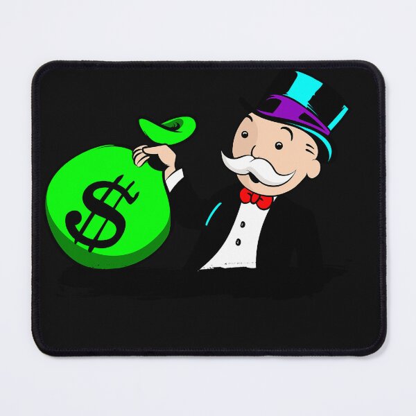 Item preview, Monopoly Man Holding bag of Dollars designed and sold by DonVivaldo.