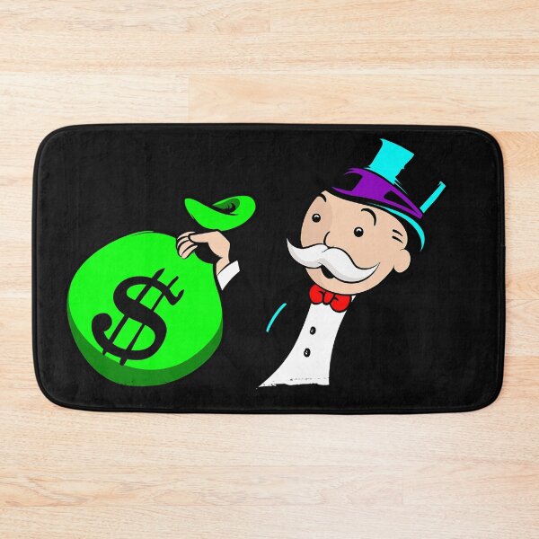 Item preview, Monopoly Man Holding bag of Dollars designed and sold by DonVivaldo.