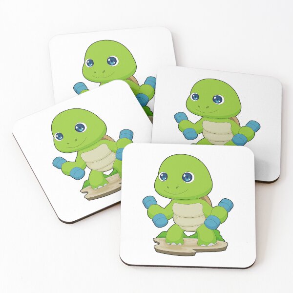 Item preview, Turtle Bodybuilder Dumbbells Bodybuilding designed and sold by Snabdesign84.