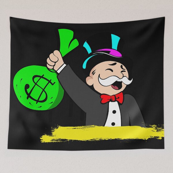 Item preview, Monopoly Man Bag of Wealth designed and sold by DonVivaldo.