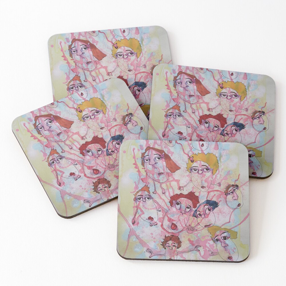 Item preview, Coasters (Set of 4) designed and sold by Rorschach68.