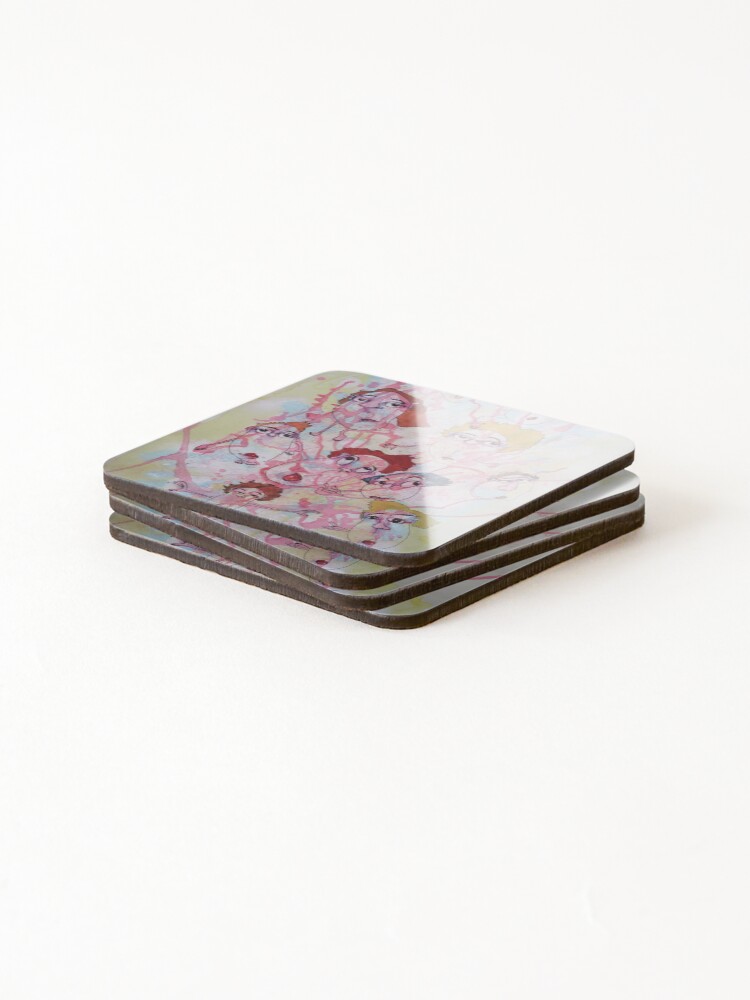 Thumbnail 4 of 5, Coasters (Set of 4), Untitled. designed and sold by Rorschach68.