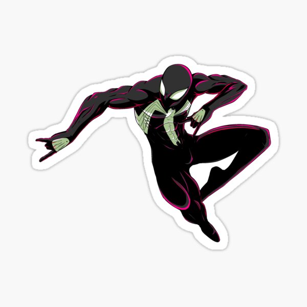 Artikel-Vorschau von Klassischer neonschwarzer Spidey-Anzug, designt und verkauft von cry-babyDC.