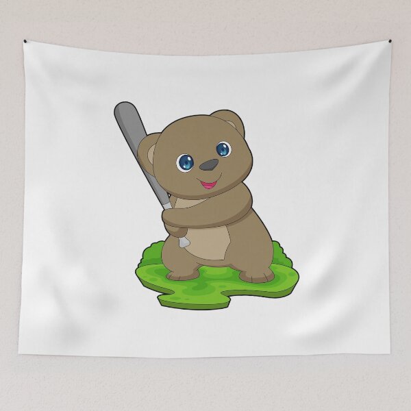 Item preview, Bear Baseball Baseball bat designed and sold by Snabdesign84.