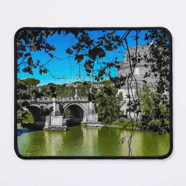 Item preview, Tiber and the Ponte Sisto footbridge designed and sold by Lonewolf53.