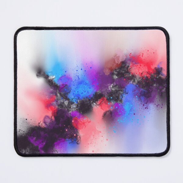 Item preview, Iris - Purple Blue Coral Red Black Abstract designed and sold by Joey Santiago.