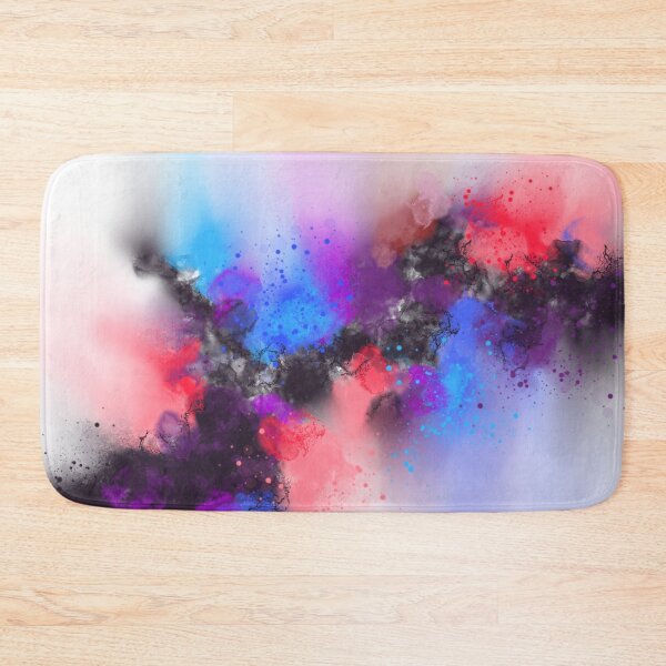 Item preview, Iris - Purple Blue Coral Red Black Abstract designed and sold by Joey Santiago.