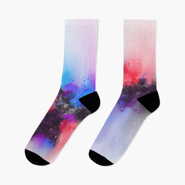 Item preview, Iris - Purple Blue Coral Red Black Abstract designed and sold by Joey Santiago.