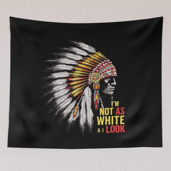 Item preview, i'm not as white as i look native american indian day pride  designed and sold by SBAR33.