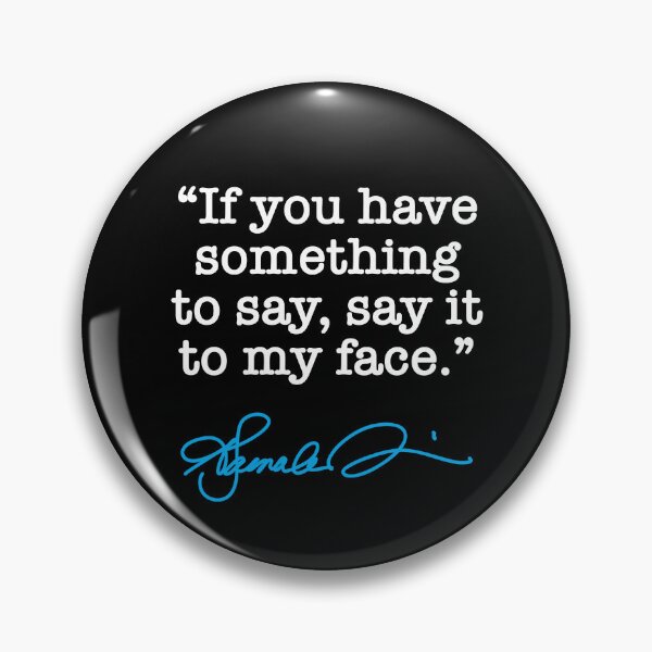 Item preview, Say it to my Face - Kamala Harris (Blue signature) designed and sold by Thelittlelord.