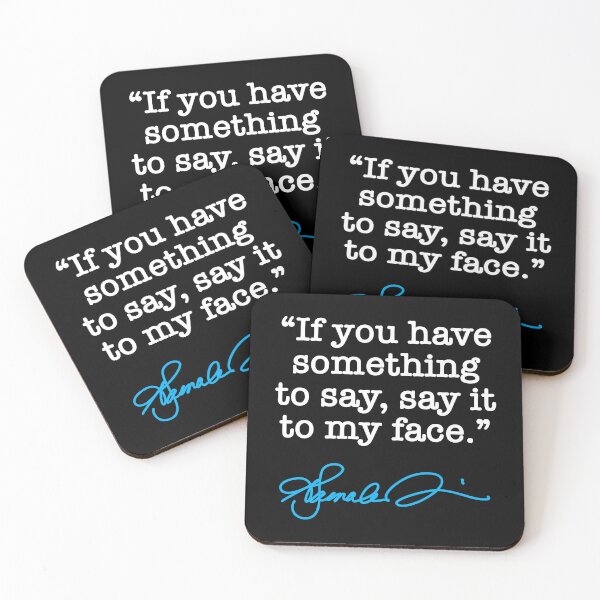 Item preview, Say it to my Face - Kamala Harris (Blue signature) designed and sold by Thelittlelord.