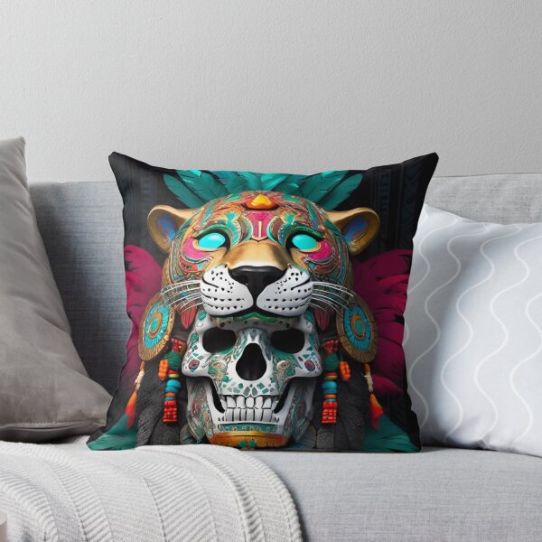 Item preview, Aztec Skull  designed and sold by MatrixTattoo.