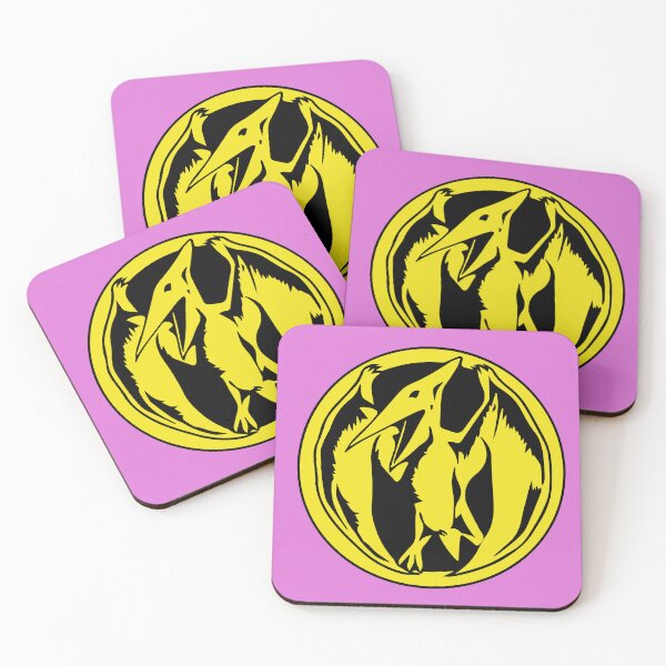 Item preview, pink pterodactyl power coin  designed and sold by King Kitsune.