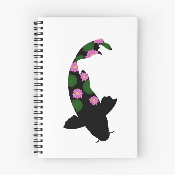 Item preview, Pez koi con flores designed and sold by RandomBubble34.