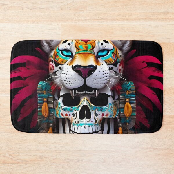 Item preview, Aztec Skull Headress designed and sold by MatrixTattoo.