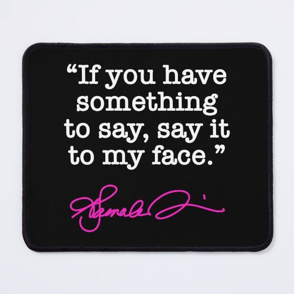 Item preview, Say it to my Face - Kamala Harris (hot pink  signature) designed and sold by Thelittlelord.