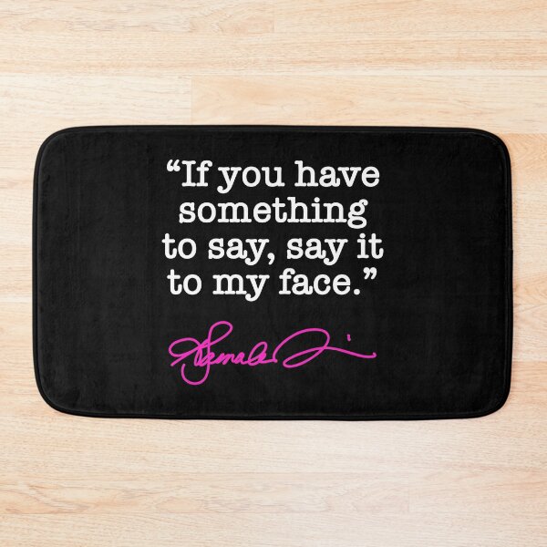 Item preview, Say it to my Face - Kamala Harris (hot pink  signature) designed and sold by Thelittlelord.