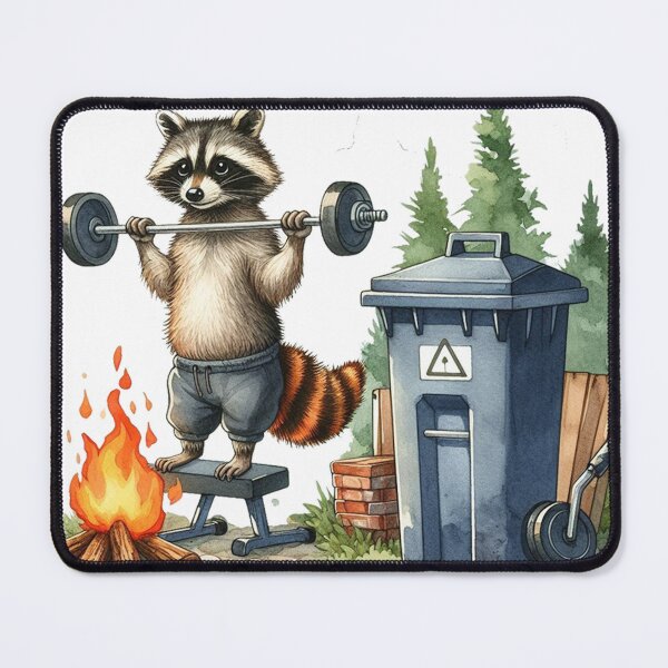 Item preview, Raccoon Gym designed and sold by vectcd.
