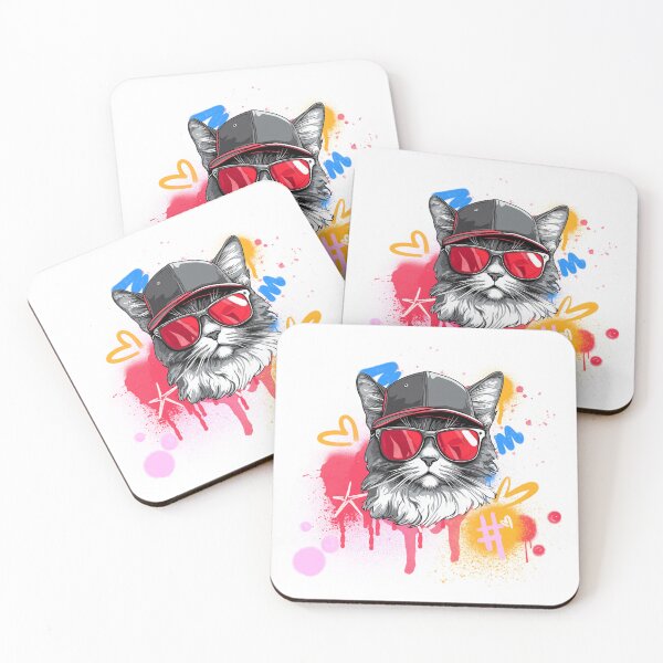 Item preview, Copy of Hip Hop Graffiti Cat - Breakdance Boots - Urban Street Art Design designed and sold by zwrohn.