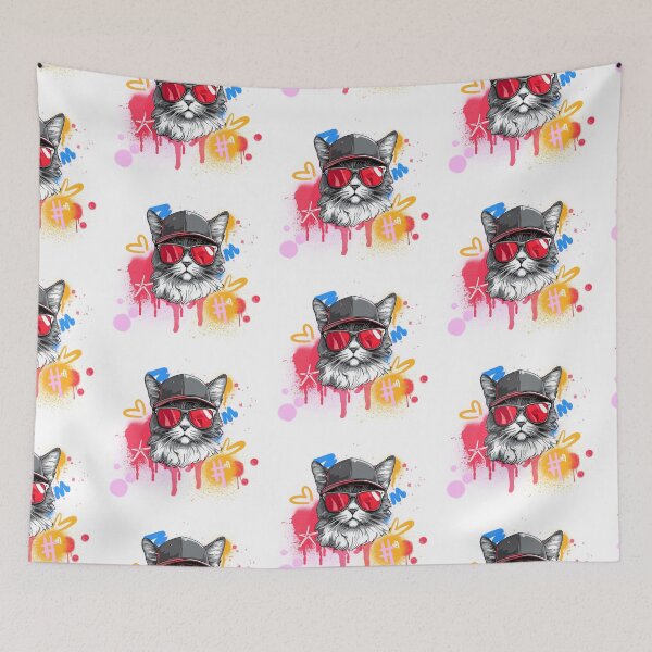 Item preview, Copy of Hip Hop Graffiti Cat - Breakdance Boots - Urban Street Art Design designed and sold by zwrohn.