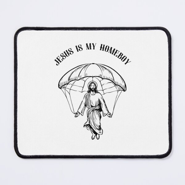 Item preview, Parachuting Jesus - Jesus is My Homeboy designed and sold by GorinART.