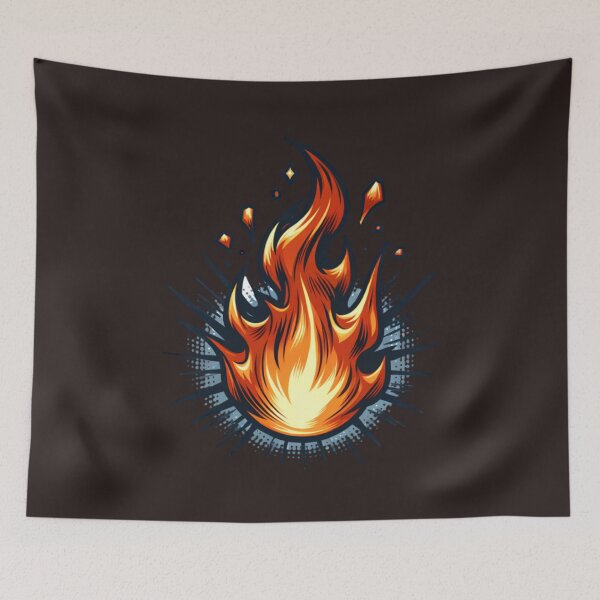 Artikelvorschau, Feuer Flamme Lodern entworfen und verkauft von UniquetyDesign.