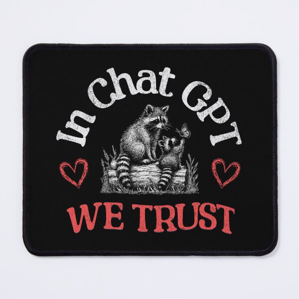 Item preview, In Chat GPT We Trust designed and sold by CozyLightsStore.