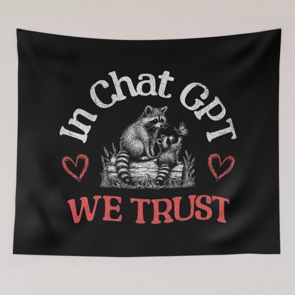 Item preview, In Chat GPT We Trust designed and sold by CozyLightsStore.